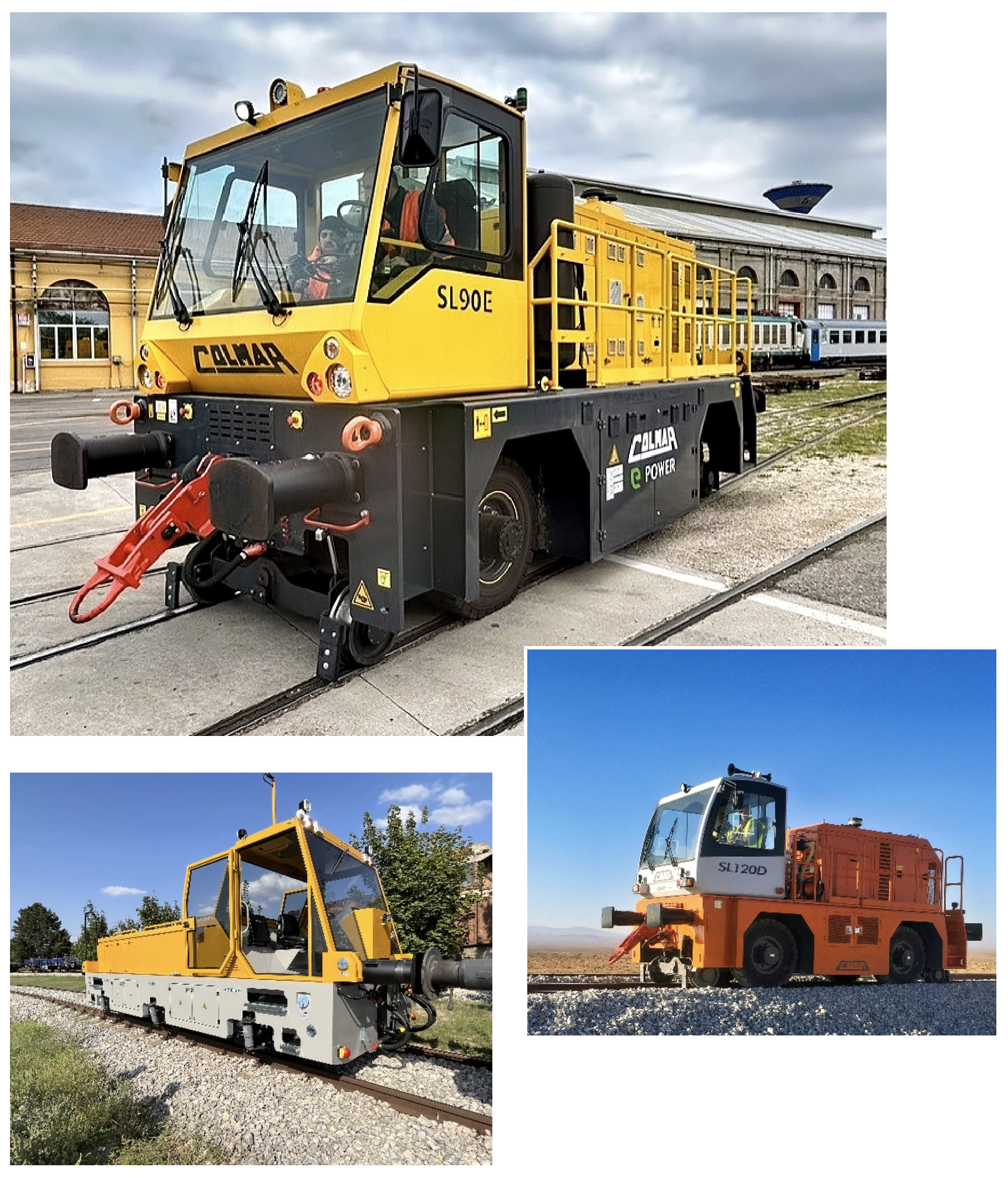 Pèle-mêle de photos de locotracteurs par LS ferroviaire