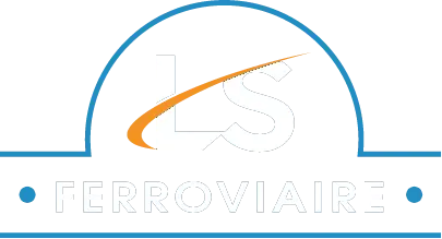 Logo de LS Ferroviaire, société experte en mécanique, maintenance et formation ferroviaire