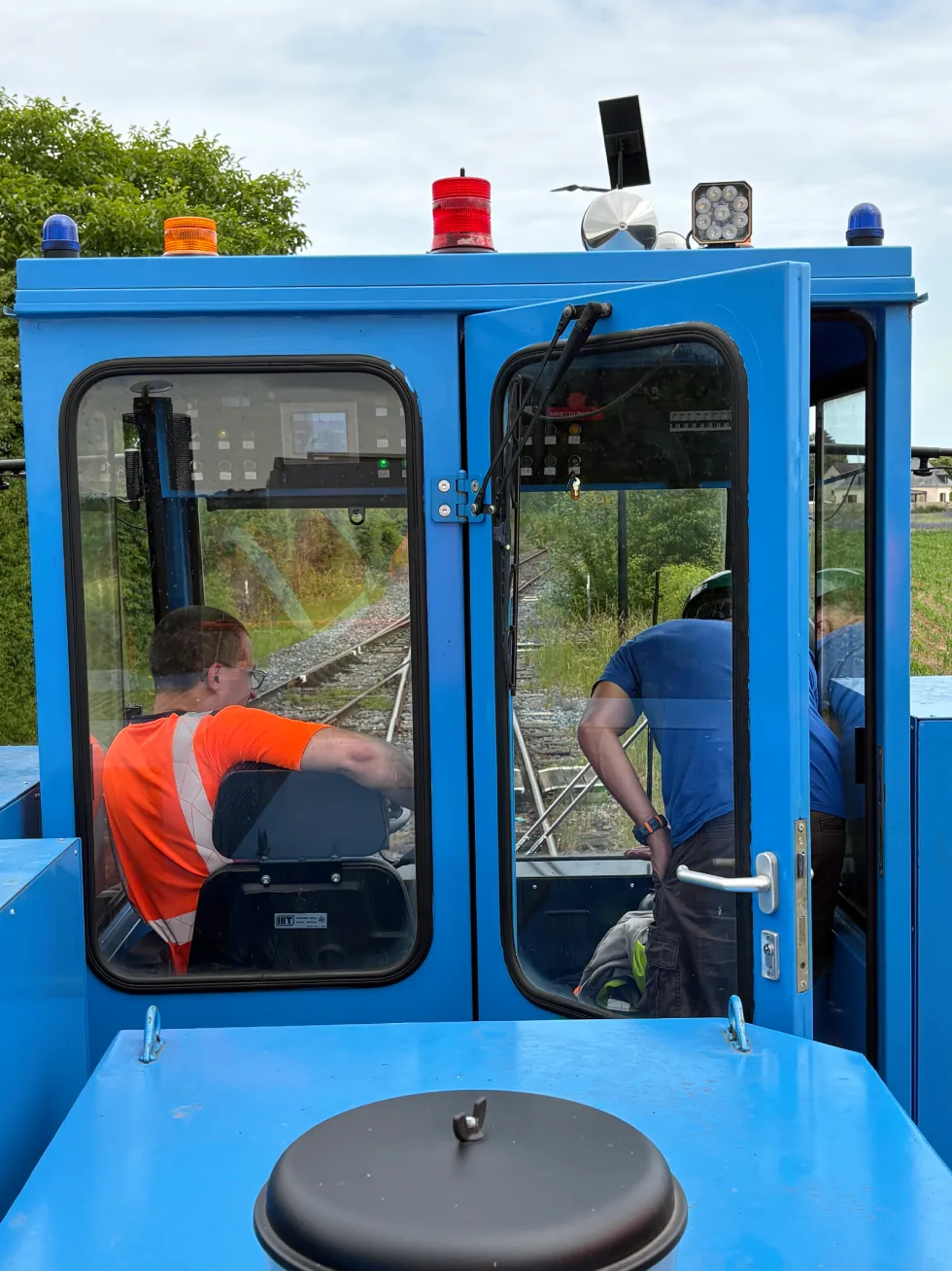 Stagiaire en formation P3 conducteur locotracteur avec LS Ferroviaire